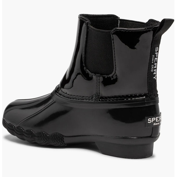 SPERRY Black Saltwater Chelsea Boot/Bootie  | NEW in BOX/NWT!!🖤✔️ - Picture 2 of 9